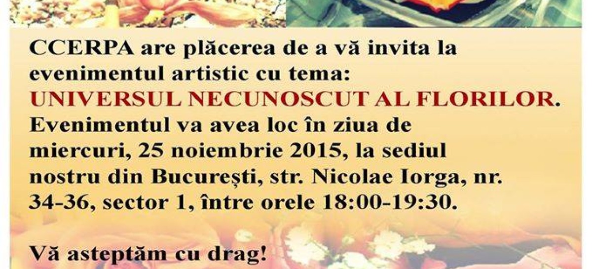 UNIVERSUL NECUNOSCUT AL FLORILOR