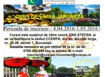 CURS DE LIMBA JAPONEZĂ